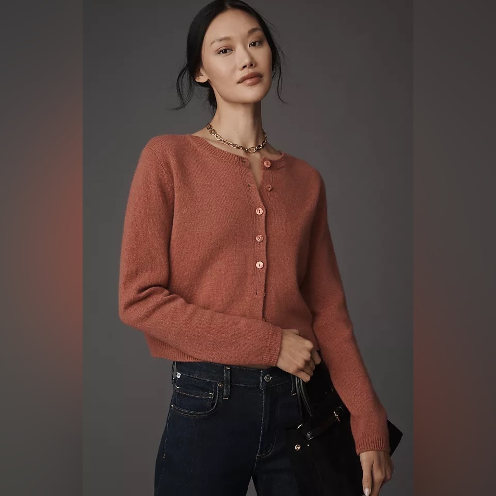 Reformation Clara Cashmere Cardigan Sweater